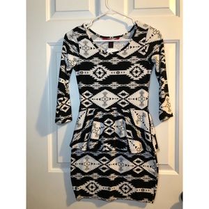 Printed Bodycon Dress